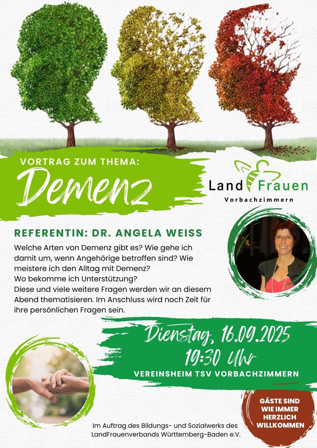 Flyer Vortrag Demenz